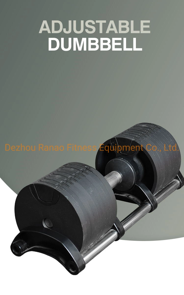 Gym Fitness Equipment New Automatic Adjustable Dumbbells 20kg, 24kg, 32kg, 36kg Increase by 4kg Smart Dumbbell Set