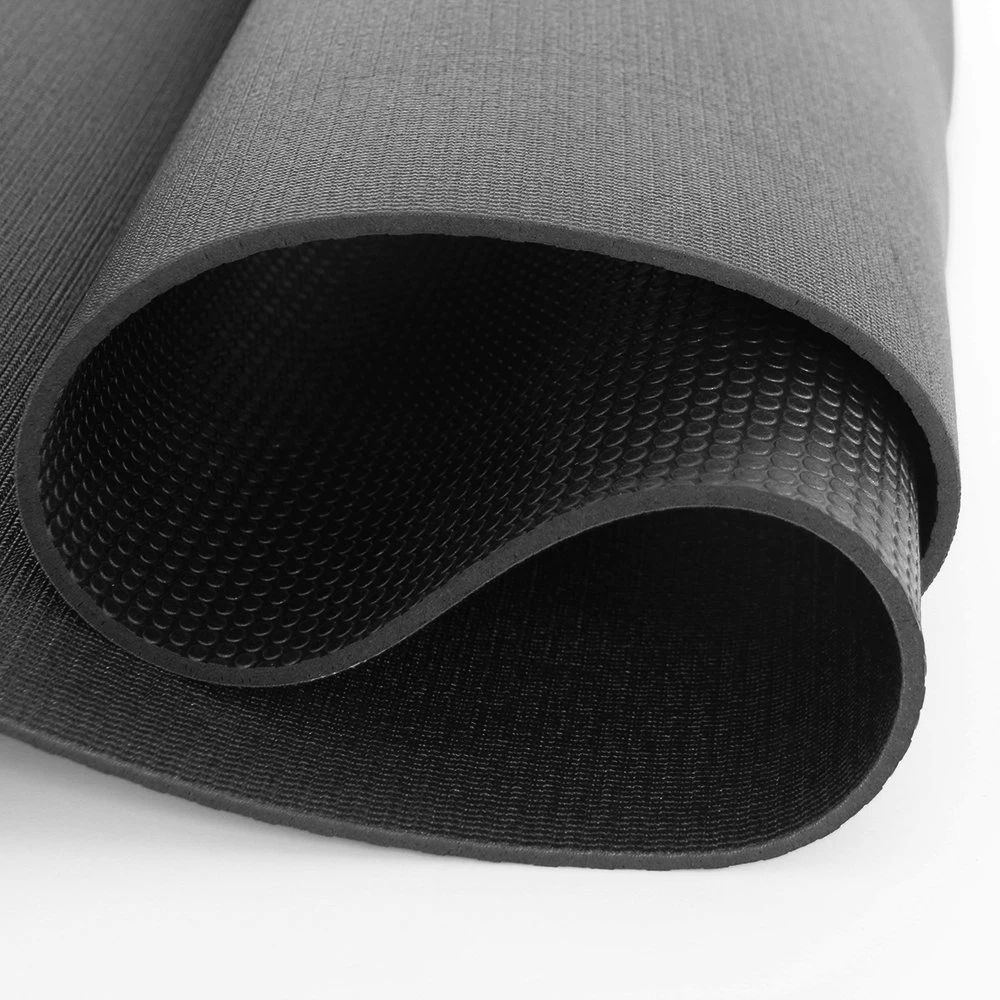 High Density PVC Yoga Pilates Mat Workout Exercise Mat Black Carpet