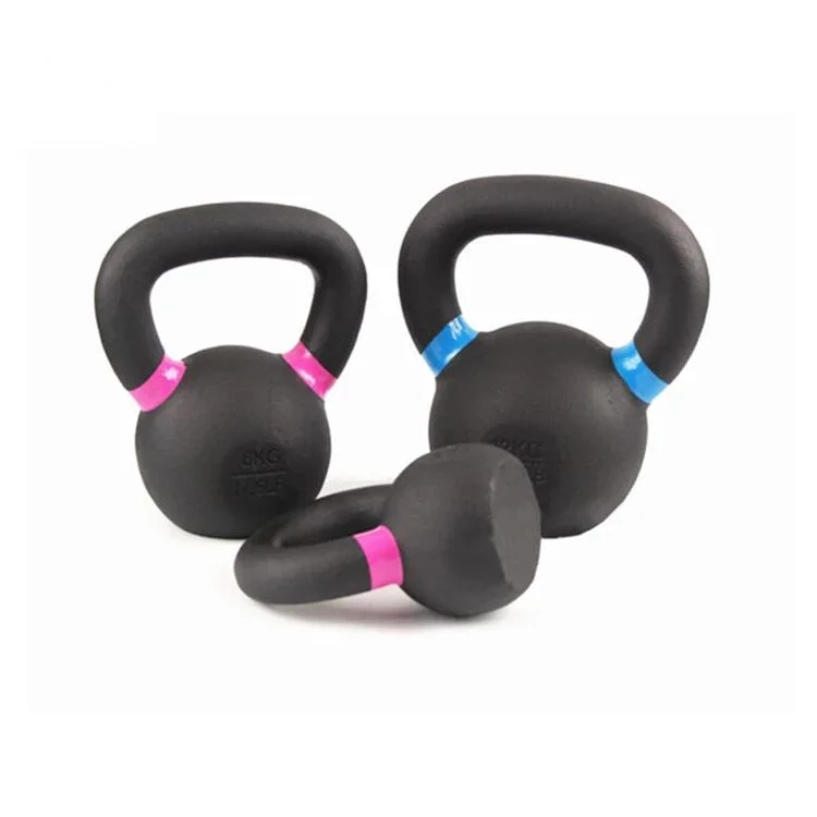 Wholesale Custom Logo High Quality Home Gym Equipment Powder Coated Cast Iron Kettlebell