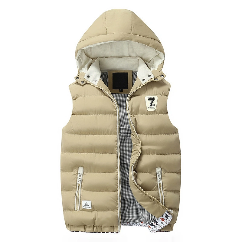 New Design Outdoor Men Winter Light Weight Quilted Padded Down Vest