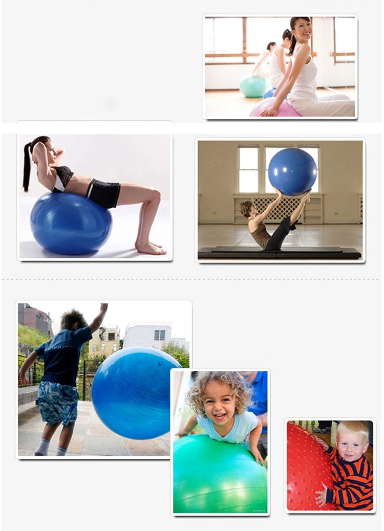 Non-Slip PVC Customized Anti-Burst Stability Gymnastic Exercise Yoga Balance Ball