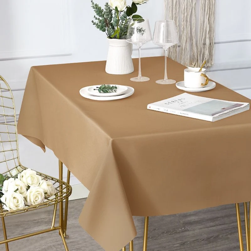 Eco Friendly Waterproof Luxury Leather Tablecloth Kitchen and Dining Table Mat