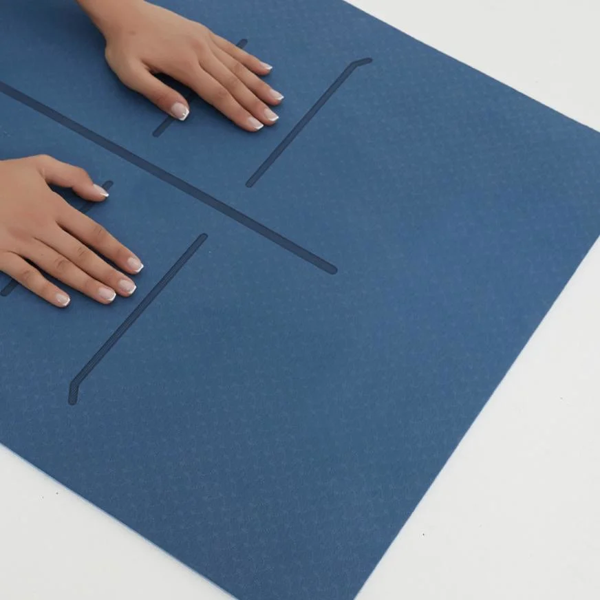 Customized Design Sound-Proof TPE Suede PU Rubber PVC EVA Yoga Mat