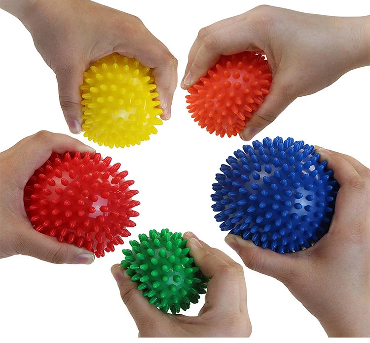 PVC Massage Ball Muscle Roller Soreness Hard for Hand Body Foot Deep Tissue Injury Recovery Training in Home &Gym