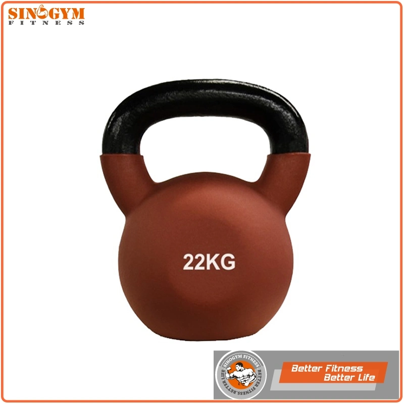 Neoprene Coated Solid Cast Iron Kettlebell