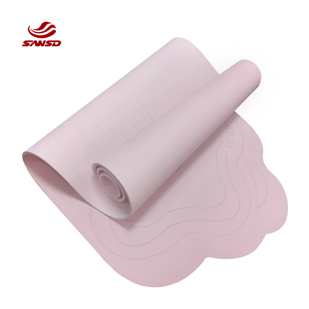 6mm Custom Single and Double Color Mat De Yoga Folding Durable TPE Children&prime;s Yoga Mat