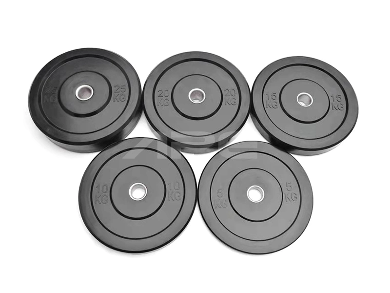 Gym Training Weight Dumper Plates Plastic Rubber Coated Eco Friendly Fitness Barbell and Dumbbell Weight Lifting Barbell Plate