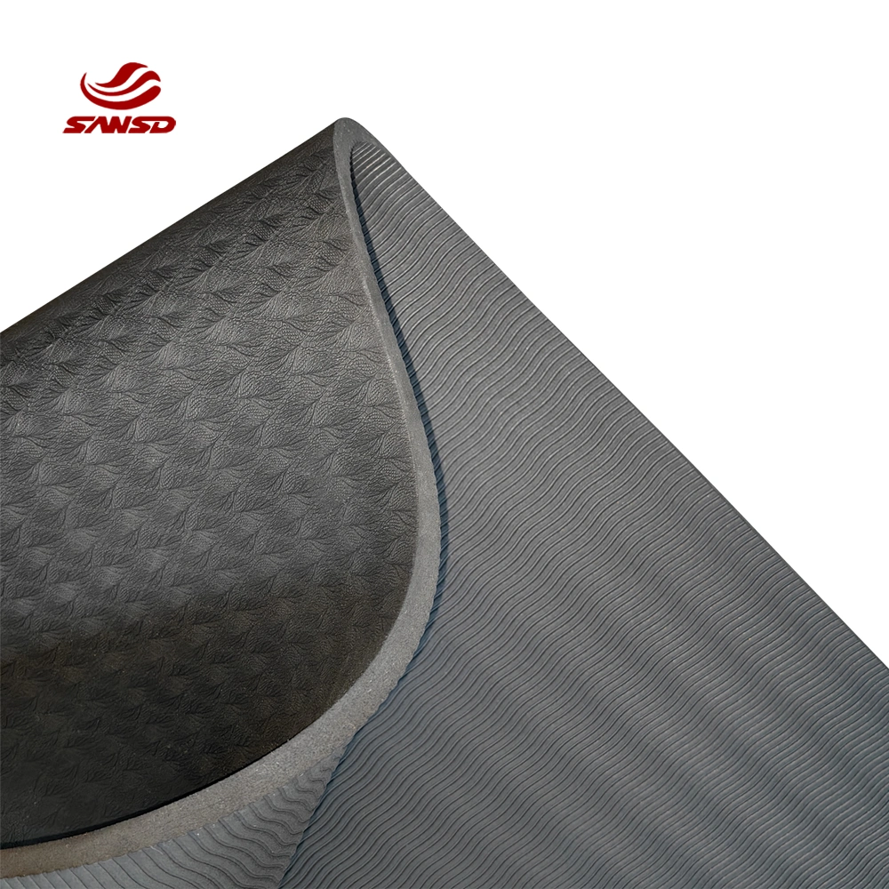 Recycle Custom Logo Premium Colorful Thickness 15mm 20mm 30mm Black Yoga Mat 10mm Manufacturer Wholesaler