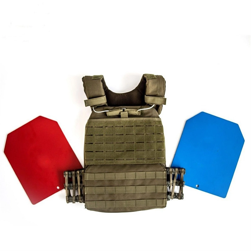 Gym Equipment Sports Crossfit Steel Plate Filled Adjustable Tactical Weight Vest Running Gym Equipment Sweat-Absorbing Fitness Weight Plate Carrier Vest