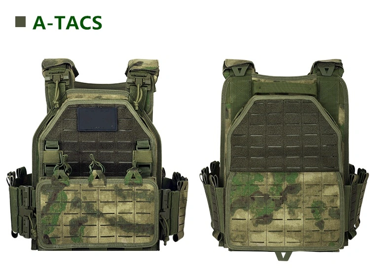 Camouflage Molle Quick Release Light Weight Tactical Gear Chalecos Tactico a Tacs Plate Carrier Tactical Vest