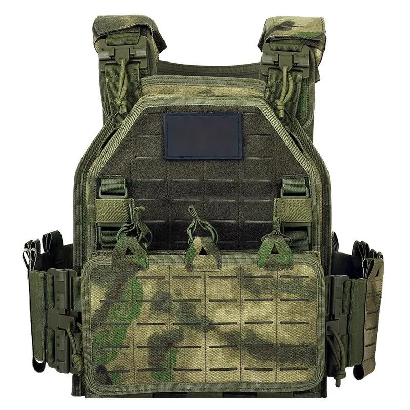 Cxxgz Camouflage Tactical Vest Combat Training Sports Bulletproof Vest