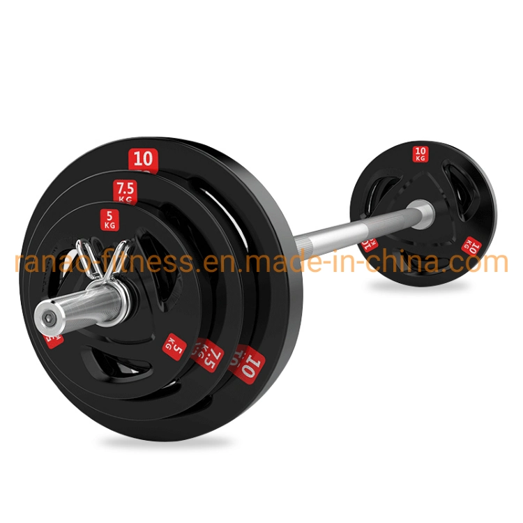 Wholesale Fitness PU Barbell Weight Plate Weightlifting Gym Equipment Bumper Weight Plate