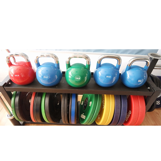 Colored Power Training Steel Competition Kettlebell