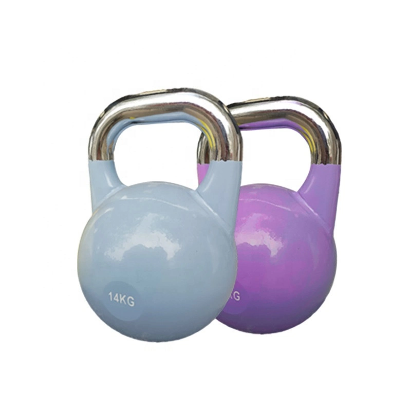 Gym Equipment Weight Lifting Power Coated Strength Training Competition Cast Iron Kettlebell