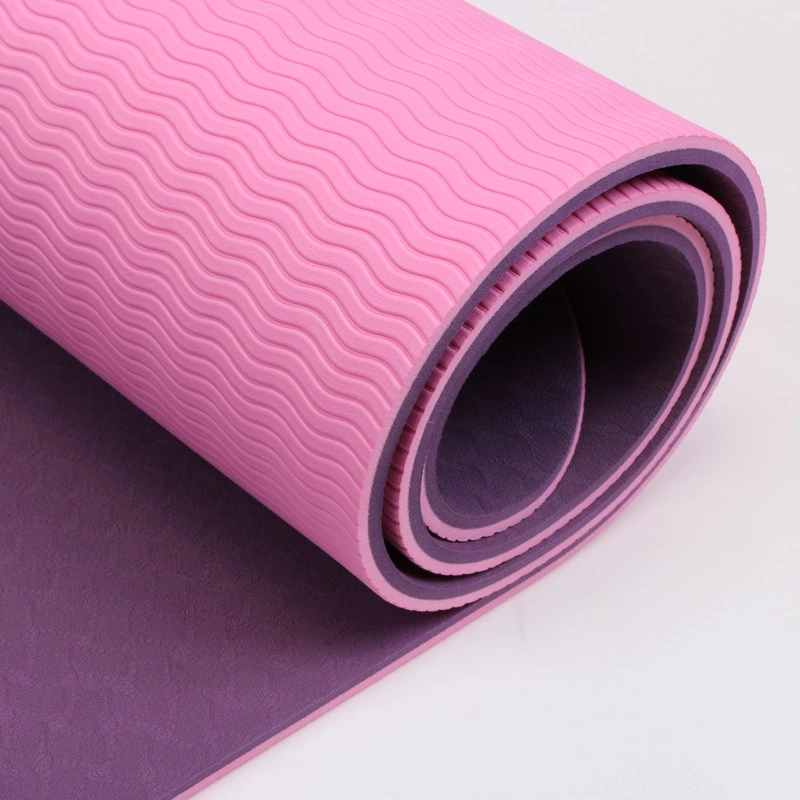 Gym Anti-Slip Dual Color Yoga Mat (4-10mm Thickness)