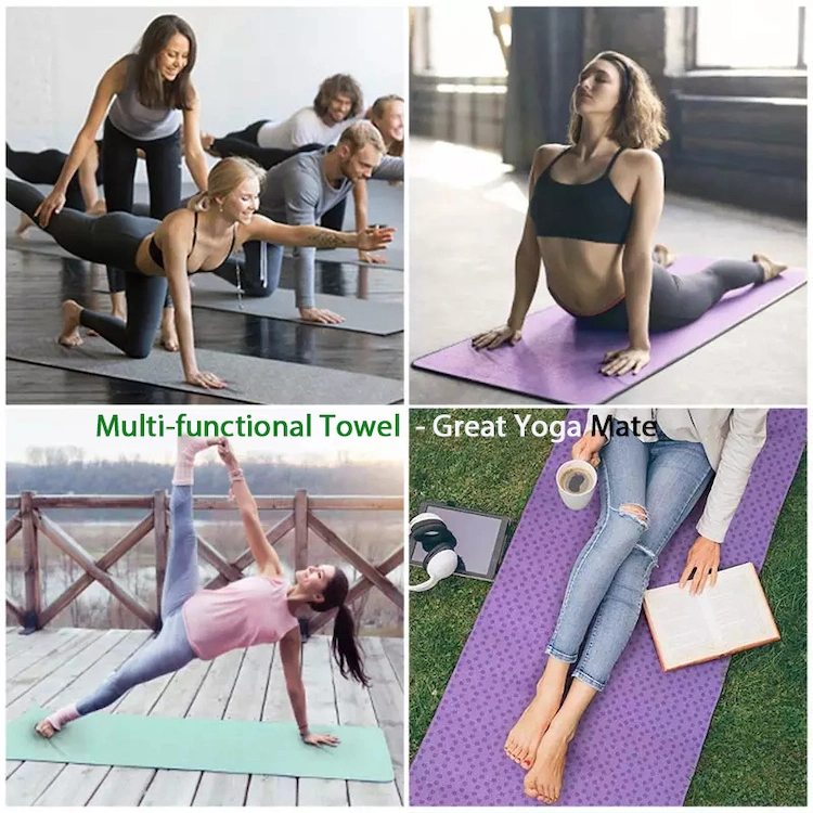 Wholesale Eco Friendly Double Color Home Gym Workout Mat, Promotional 6mm Fitness Exercise Non Slid TPE Yoga Mats, Sports Equipment Manufacturer