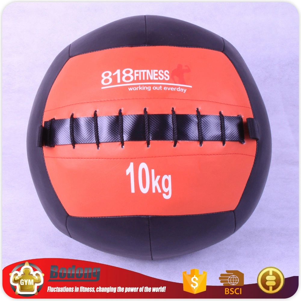 Manufacture Customized Logo Gym Wall Ball Home Fitness Training Durable PU Medicine Ball