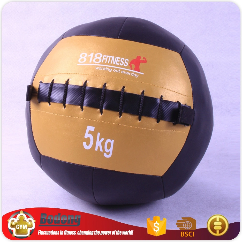 China Manufacturer Fitness Gym Equipment Body Building Soft Wall Ball Medicine PU Ball