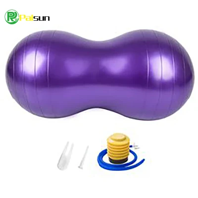 Anpassung PVC Peanut Yoga Ball Übung Anti Burst Gym Ball