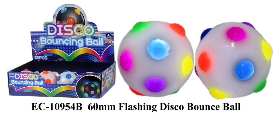 60mm Flahing Disco Bounce Ball