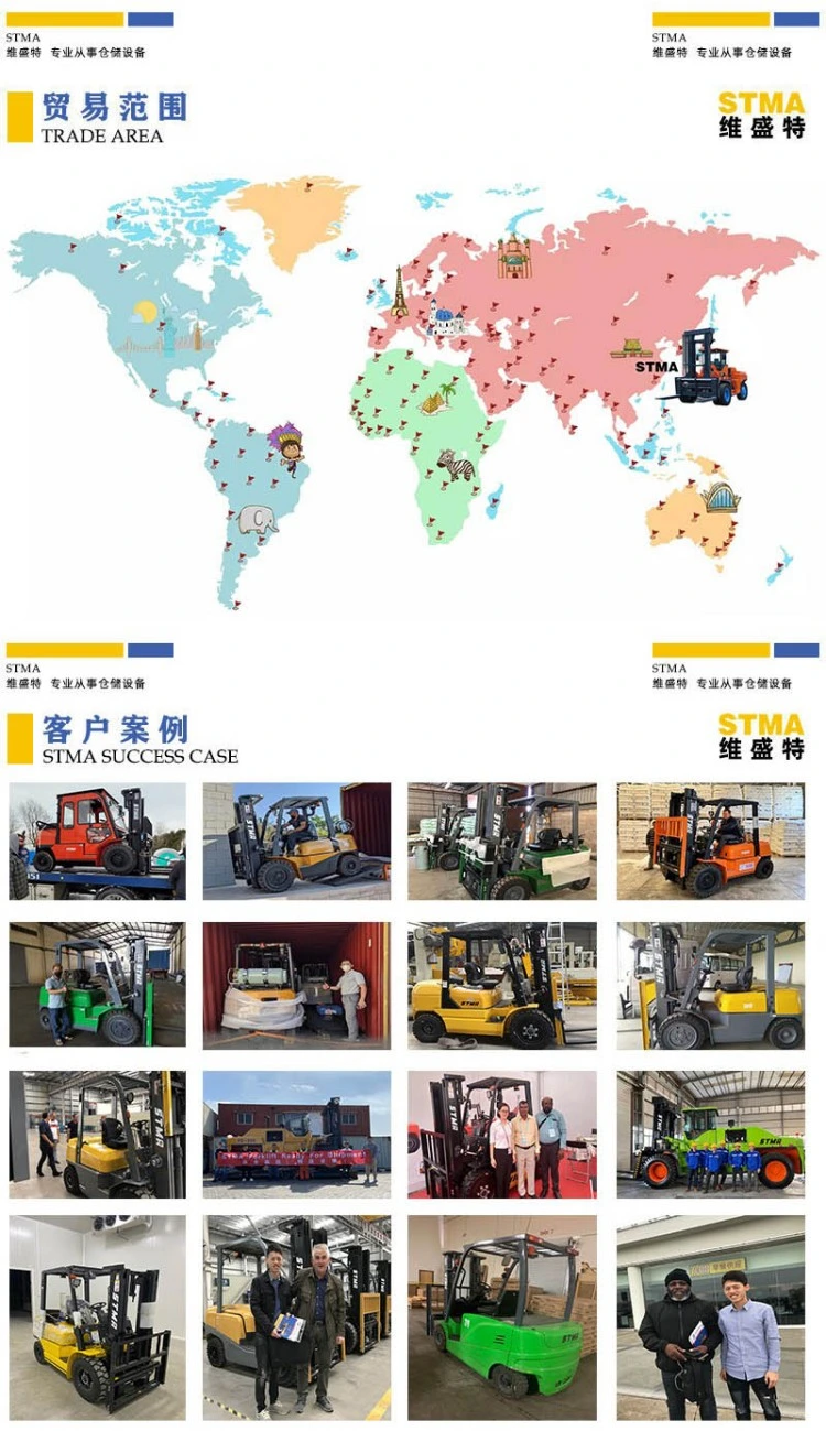2023 New Brand Fork Lift Manual 3t 3.5t 3.8t Forklift Machine Price in Indea with 10% off