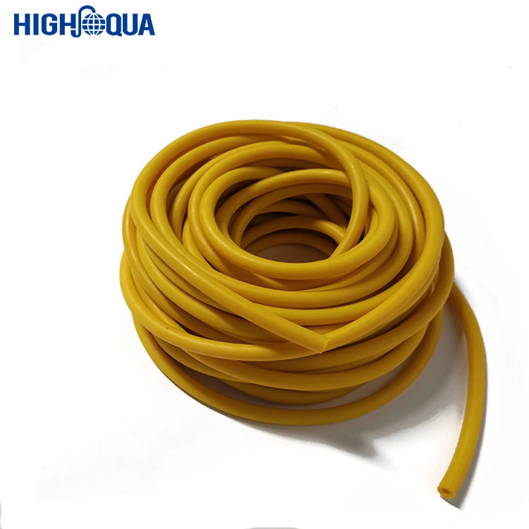 China Supplier High Quality Smooth Flexible Fitness Handles Latex Resistance Tube Ba