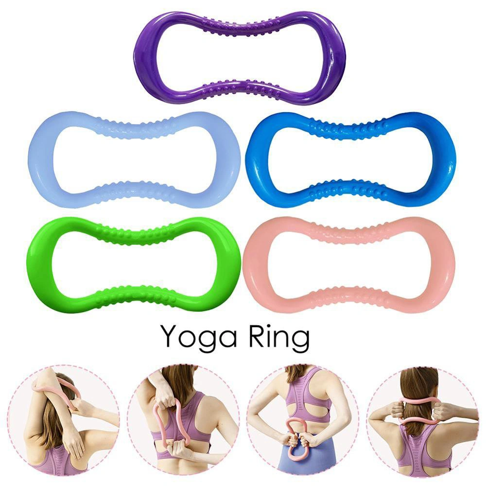 Yoga Stretching Massage Ring Pilates Support Tool Training Rings for Exercise Massage Home Gym Resistance Bl13192