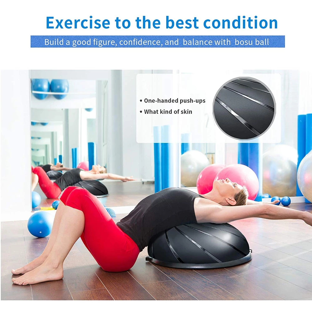 Balance Ball for Core Training Home Fitness Strength Exercise Workout Gym