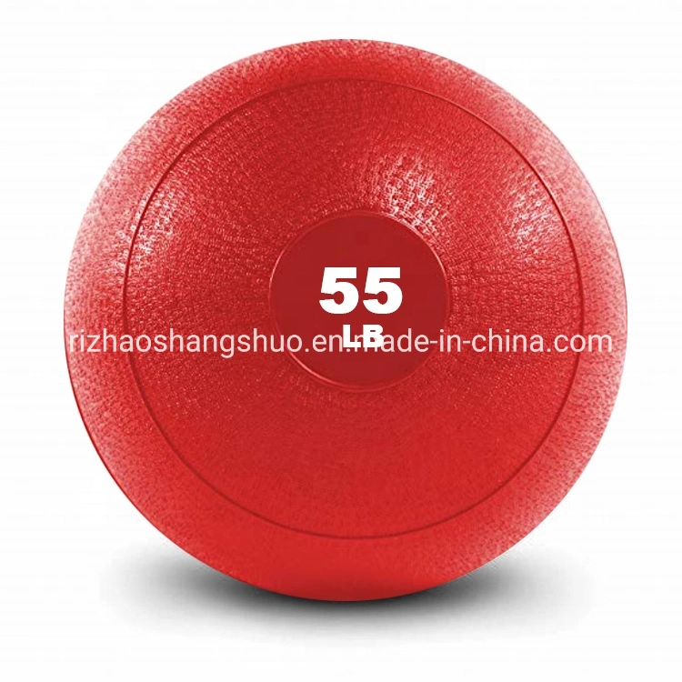 Gym No Bounce Medicine Ball Customized Heavy Duty PVC Hard Rubber Cross Fit Sand Filling Slam Ball