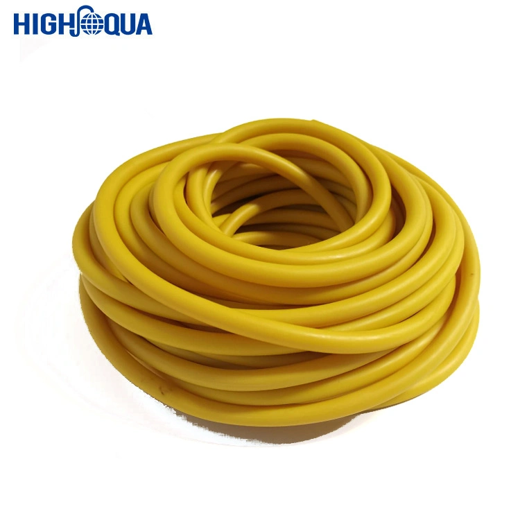 China Supplier High Quality Smooth Flexible Fitness Handles Latex Resistance Tube Ba