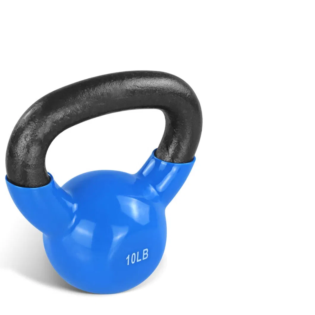 Gym Fitness Equipment Equipo Deportivo Pesas Free Weights Vinyl Cast Iron Kettlebell