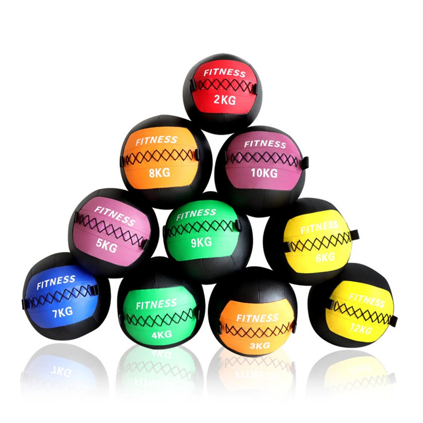 Home Fitness Gym PVC Sand Professional Wall Ball Medicine Ball for Crossfit