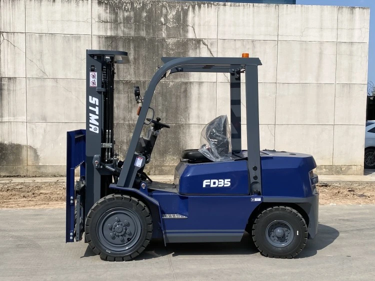 2023 New Brand Fork Lift Manual 3t 3.5t 3.8t Forklift Machine Price in Indea with 10% off