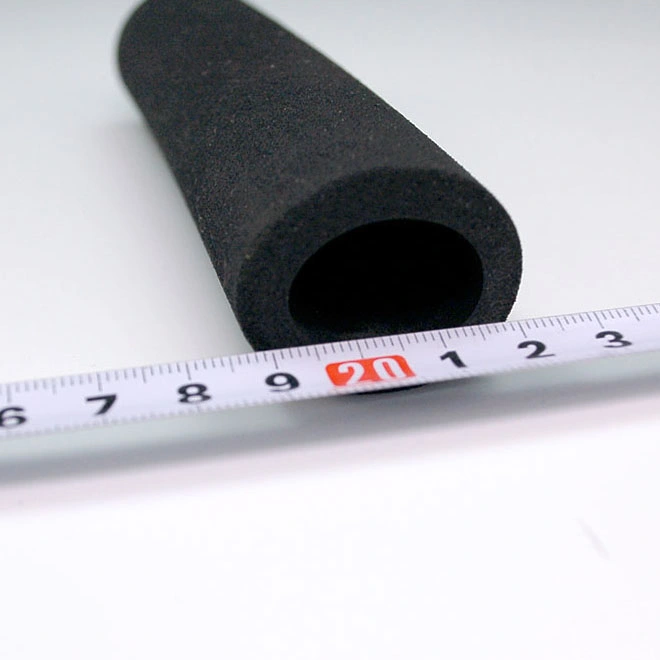 Good Wear Resistance NBR Foam Insulation Rubber Tube Handle Foam Filling Tube for Sports Accessories