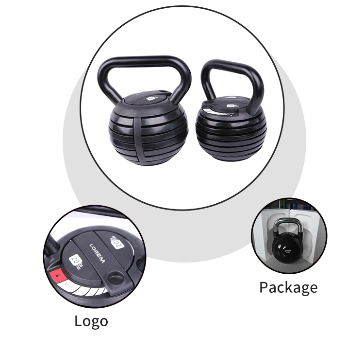 Professional Equipment Custom Logo Mutifunction High Quality Portable Adjustable Kettlebell