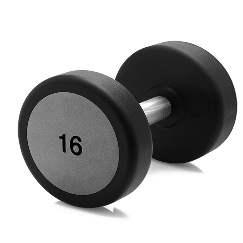 Gym Rubber Fitness Equipment Free Weight Fitness PU Urethane Set Dumbbell