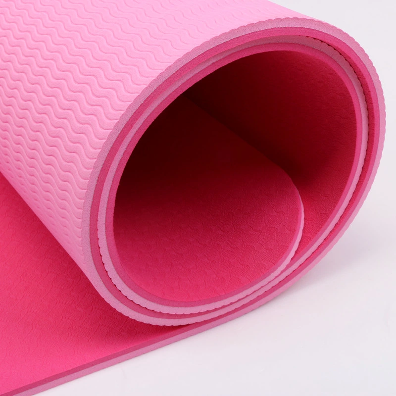 Gym Anti-Slip Dual Color Yoga Mat (4-10mm Thickness)