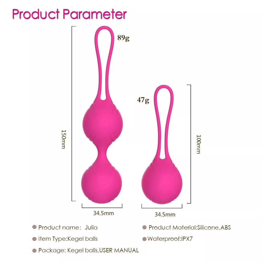 Kegel Balls for Women Pelvic Floor Exercise and Bladder Control Devices Different Weighted Ben Wa Balls Kit