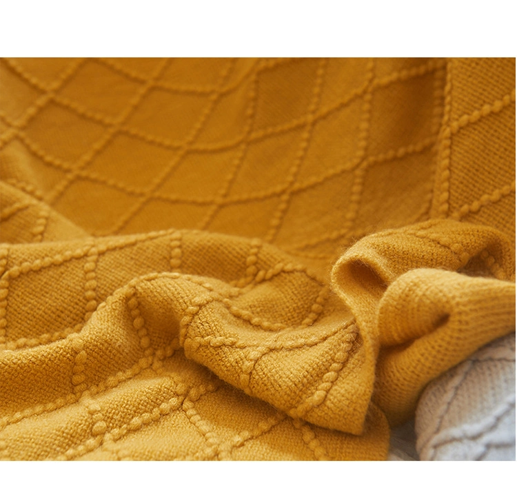 Minimalist Yoga Blanket Knitted Blanket for Car