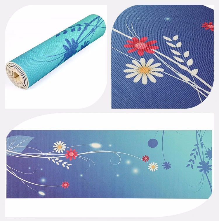 Printed Single Layer PVC Yoga Mats