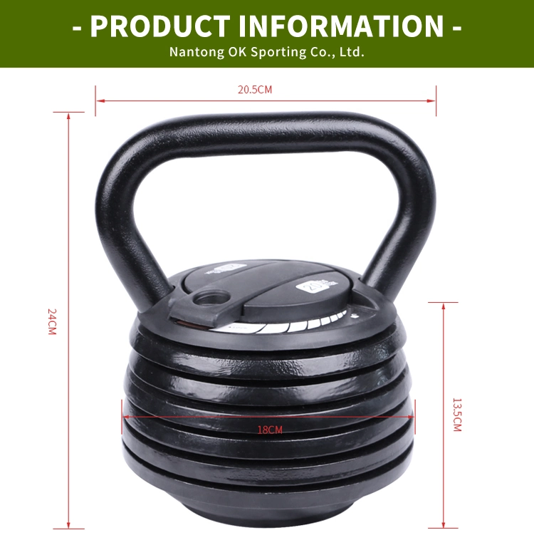 Professional Equipment Custom Logo Mutifunction High Quality Portable Adjustable Kettlebell