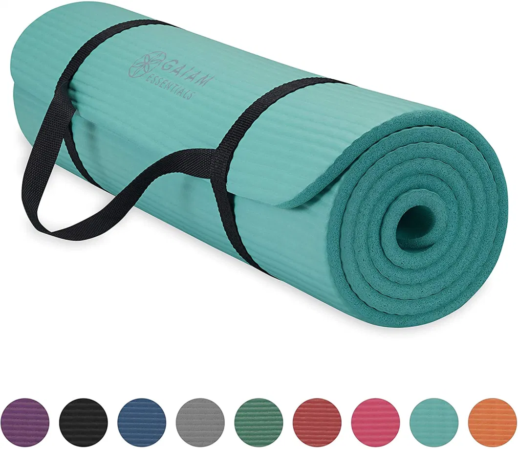 Custom Thick Colorful Cork/PU/PVC/TPE Eco Friendly Fitness Yoga Mat with Bag