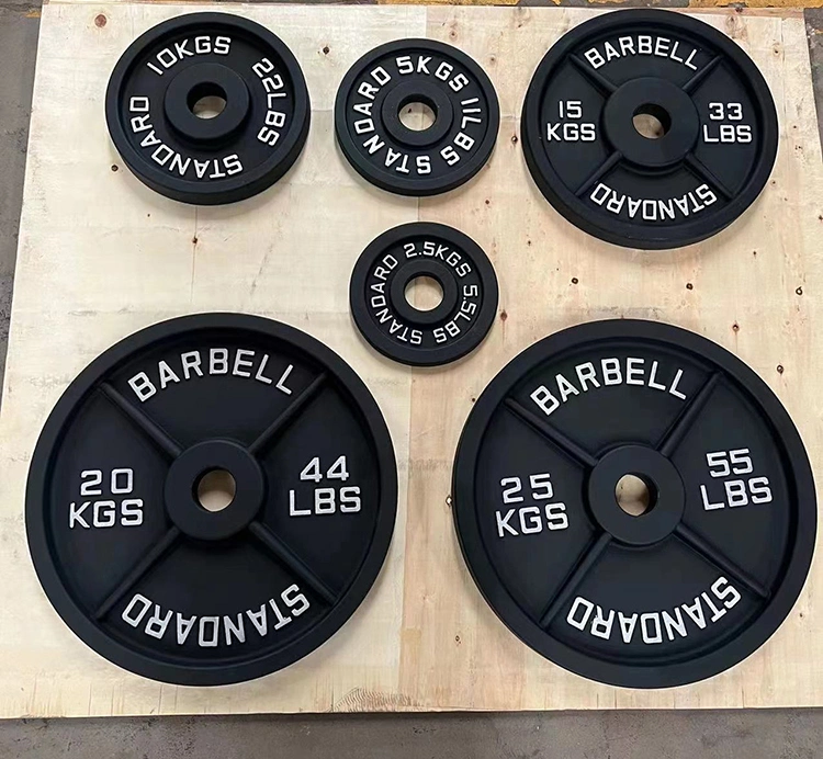 Wholesale Various Weightlifting Barbell Plate Dumbbell Weight Plate Coat Iron Weight Plates