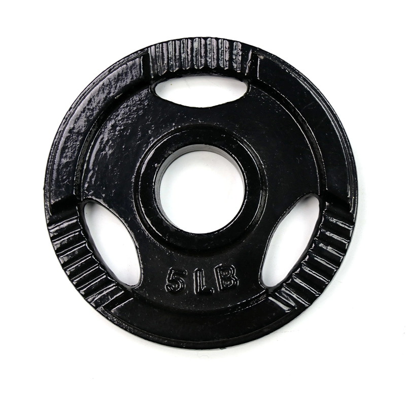 Tri Grips Black Paint Weight Plate