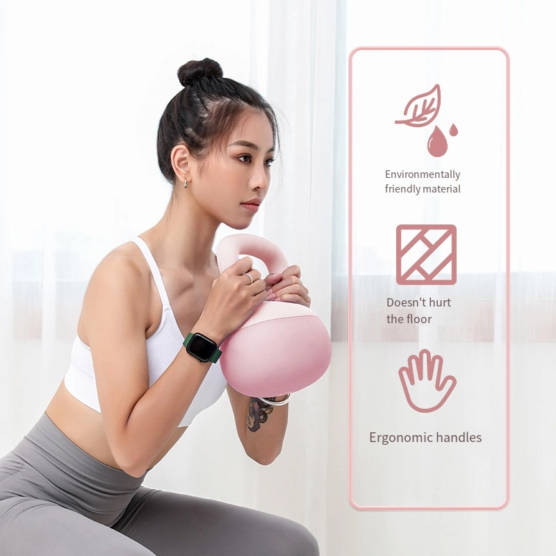 Kettlebell Dumbbell Women&prime;s Fitness Home Slim Arm Hip Exercise Equipment Lifting Kettle Dumbbell Soft Kettle Bell Squat Strength Training