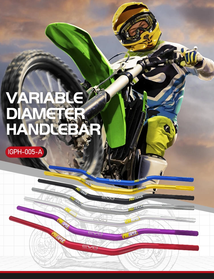 Universal Aluminum off-Road Motocross Motorbike Spare Parts Handle Bar Dirt Bike Motorcycle CNC Parts Accessories Handlebar