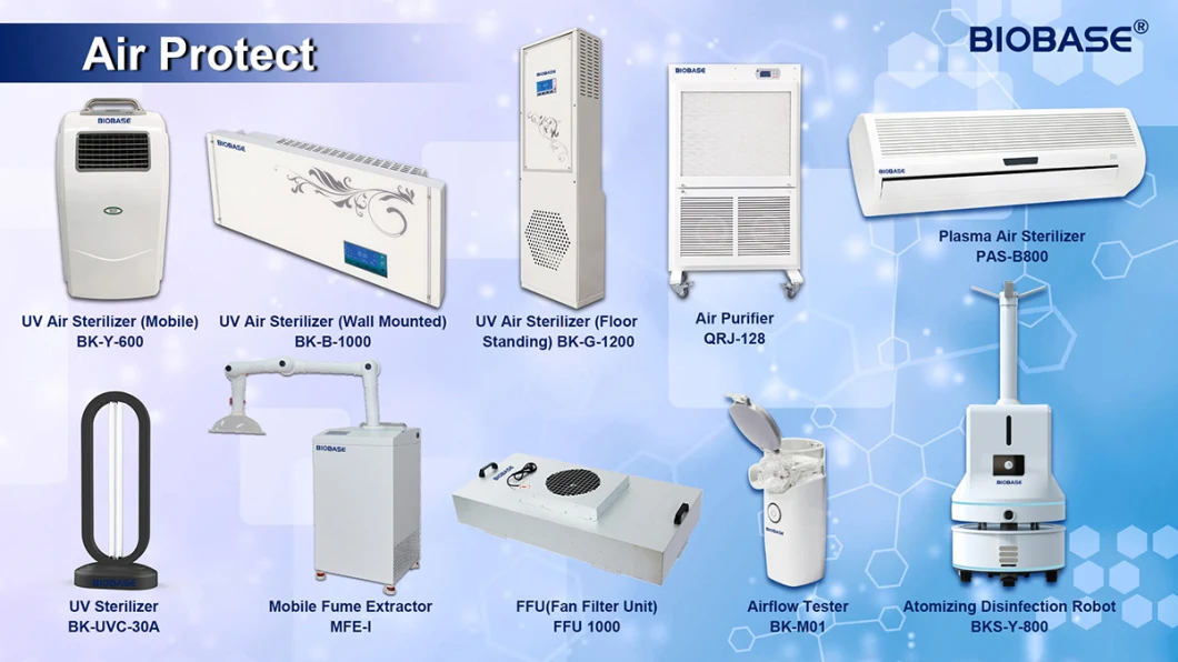 Biobase Class 2 Biological Safety Cabinet Different Types of Laminar Flow Biological Safety Cabinet for Lab and Medical