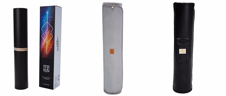 Natural Rubber Extra Wide PU Leather Eco Friendly Yoga Mat with Digital Print