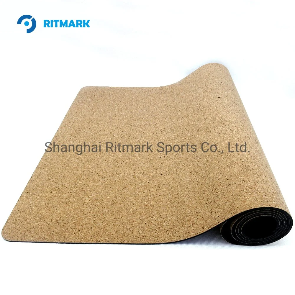 Eco-Friendly Anti-Slip Cork TPE Yoga Mat