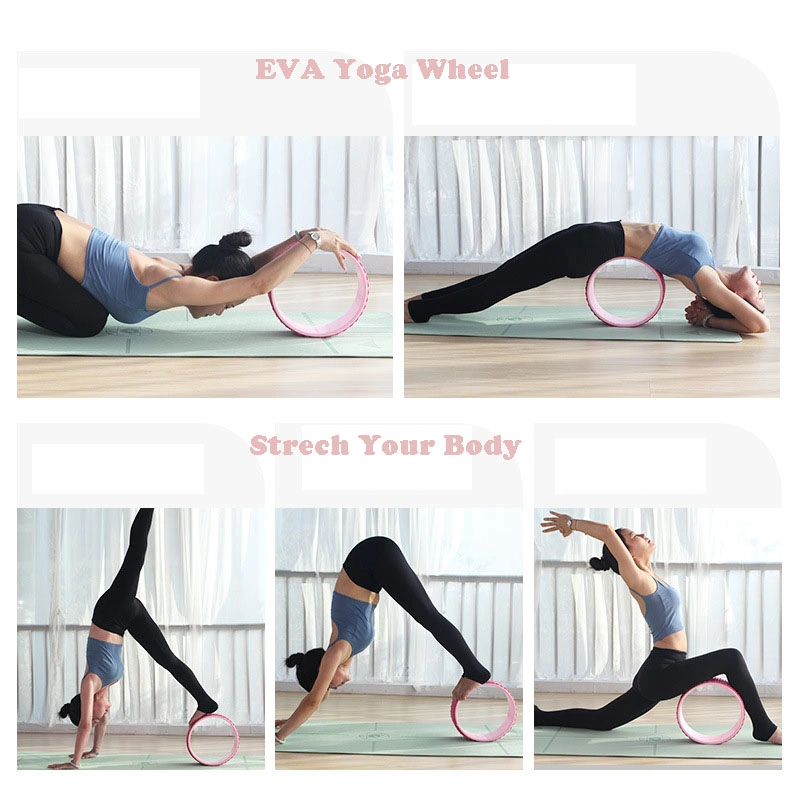 Home Gym Euipment 3D Floating Massage EVA Non-Slip Yoga Wheel